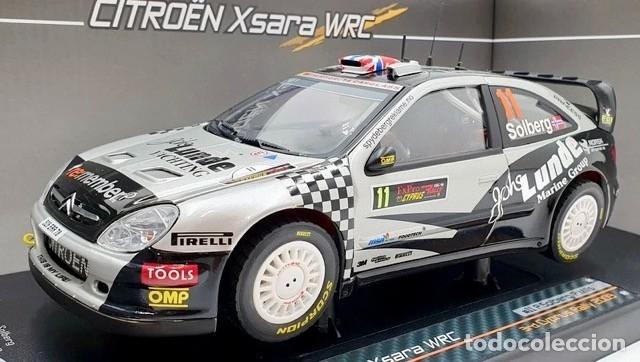 Coches a escala: Citroen Xsara WRC N&ordm; 11 Rally Cyprus 2009 Solberg escala 1/18 de Sun Star