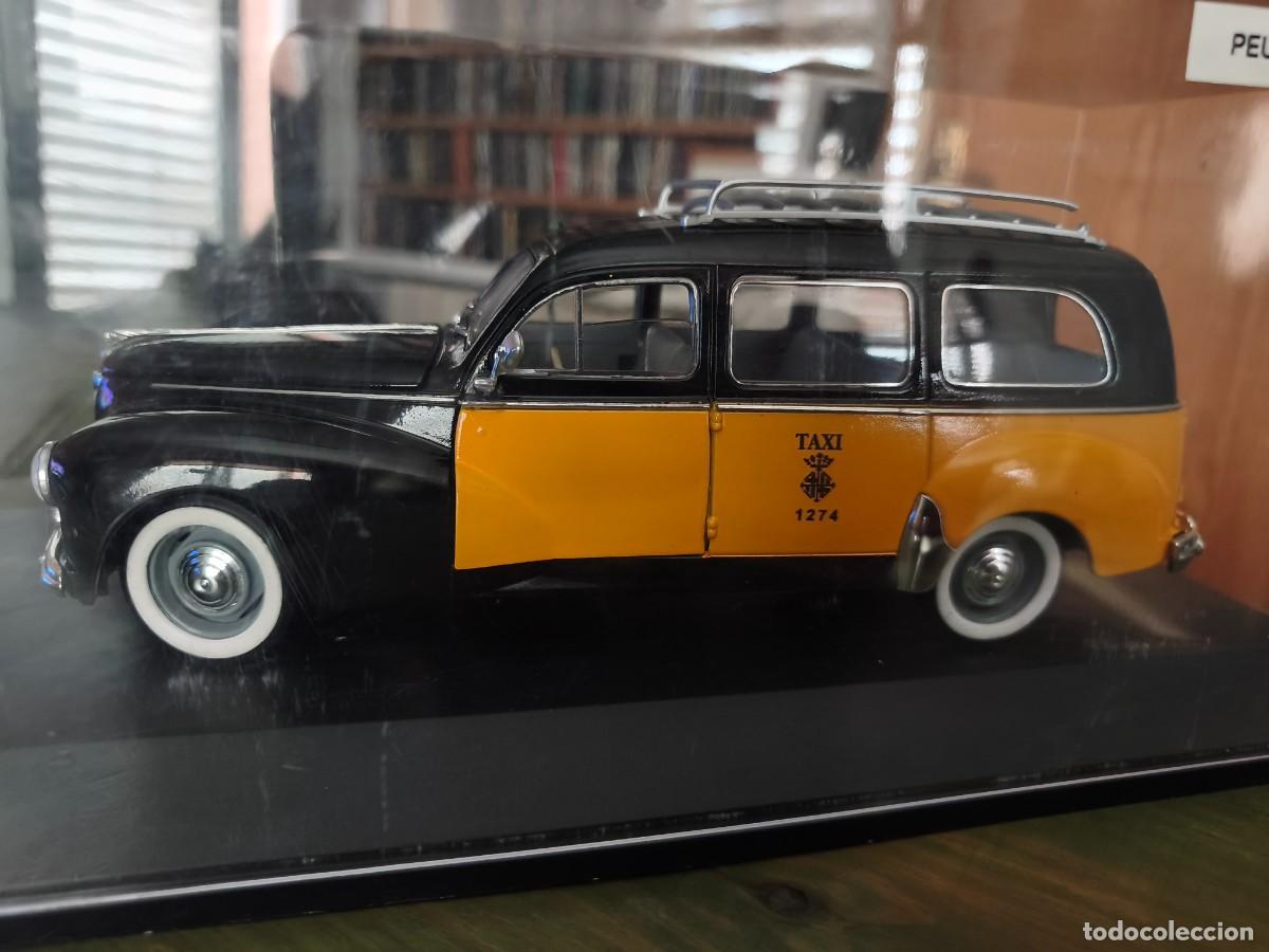 Coches a escala: Peugeot 203 Solido Escala 1/18. Taxi de Barcelona.