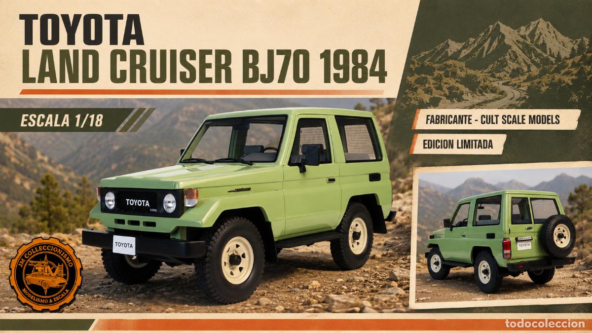 Coches a escala: Toyota Land Cruiser BJ70 1984