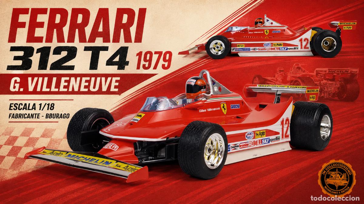 Coches a escala: Ferrari 312 T4 1979 - G. Villeneuve