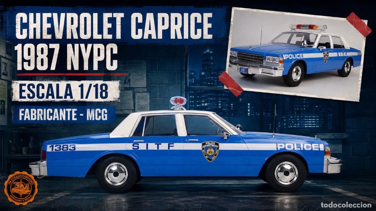 Coches a escala: Chevrolet Caprice 1987 NYPD