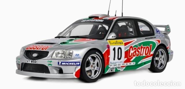 Coches a escala: Hyundai Accent WRC Rally Monte Carlo 2001 escala 1/18 de Otto Mobile