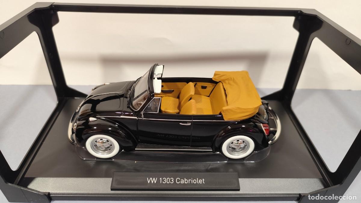 Coches a escala: Volkswagen Escarabajo 1303 CABRIO 1972 BLACK 1:18 NOREV