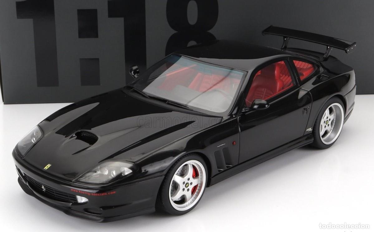 Coches a escala: FERRARI 550 KOENIG SPECIALS 1997 NEGRO 1:18 GT SPIRIT
