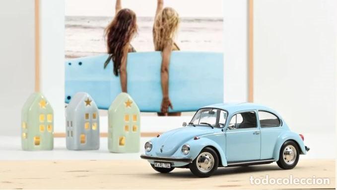 Coches a escala: VOLKSWAGEN ESCARABAJO 1303 1973 LIGHT BLUE 1:18 NOREV