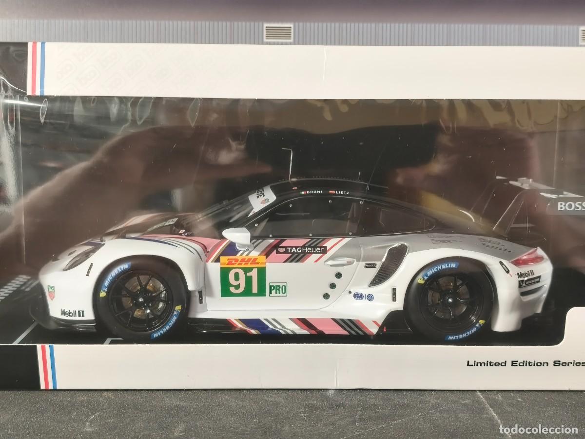 Coches a escala: WEC. Porsche 911 RSR. Goodbye-Bruni 2022. IXO 1:18. Leer bien descripci&oacute;n