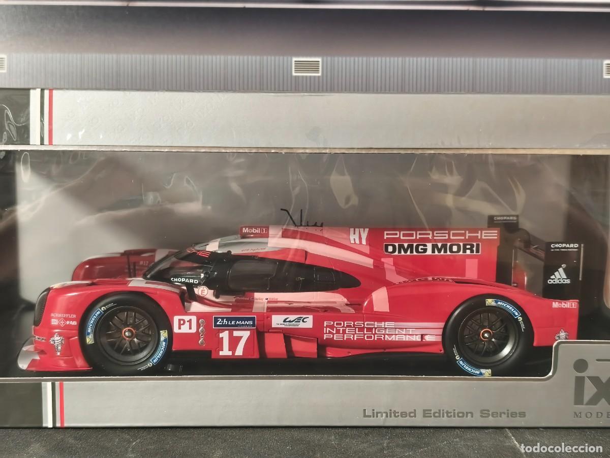 Coches a escala: WEC. Porsche 919 Hybrid LMP1. M. Webber-24h LeMans 2015. IXO 1/18. Leer bien descripci&oacute;n