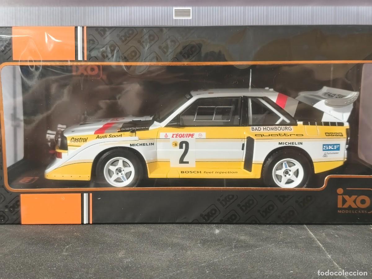 Coches a escala: Rally. Audi Quattro S1 Evo2. W. Rohrl-Montecarlo 1986. IXO 1/18. Leer bien descripci&oacute;n