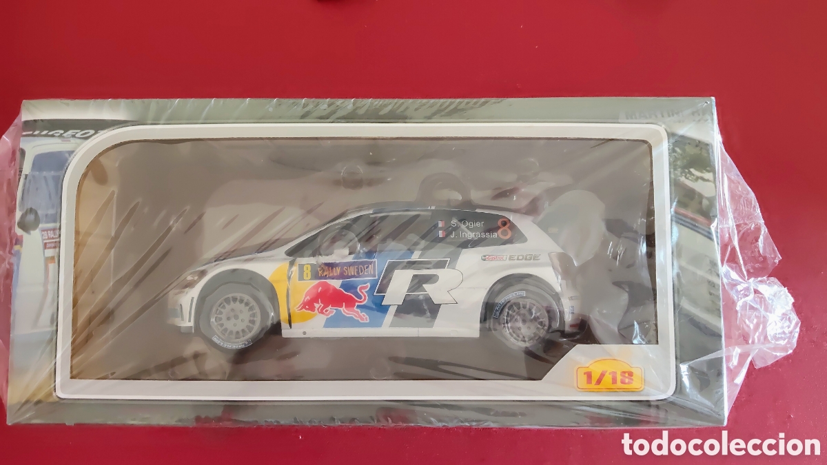 Coches a escala: Volkswagen Polo R WRC Rally Sweden 2013 1:18