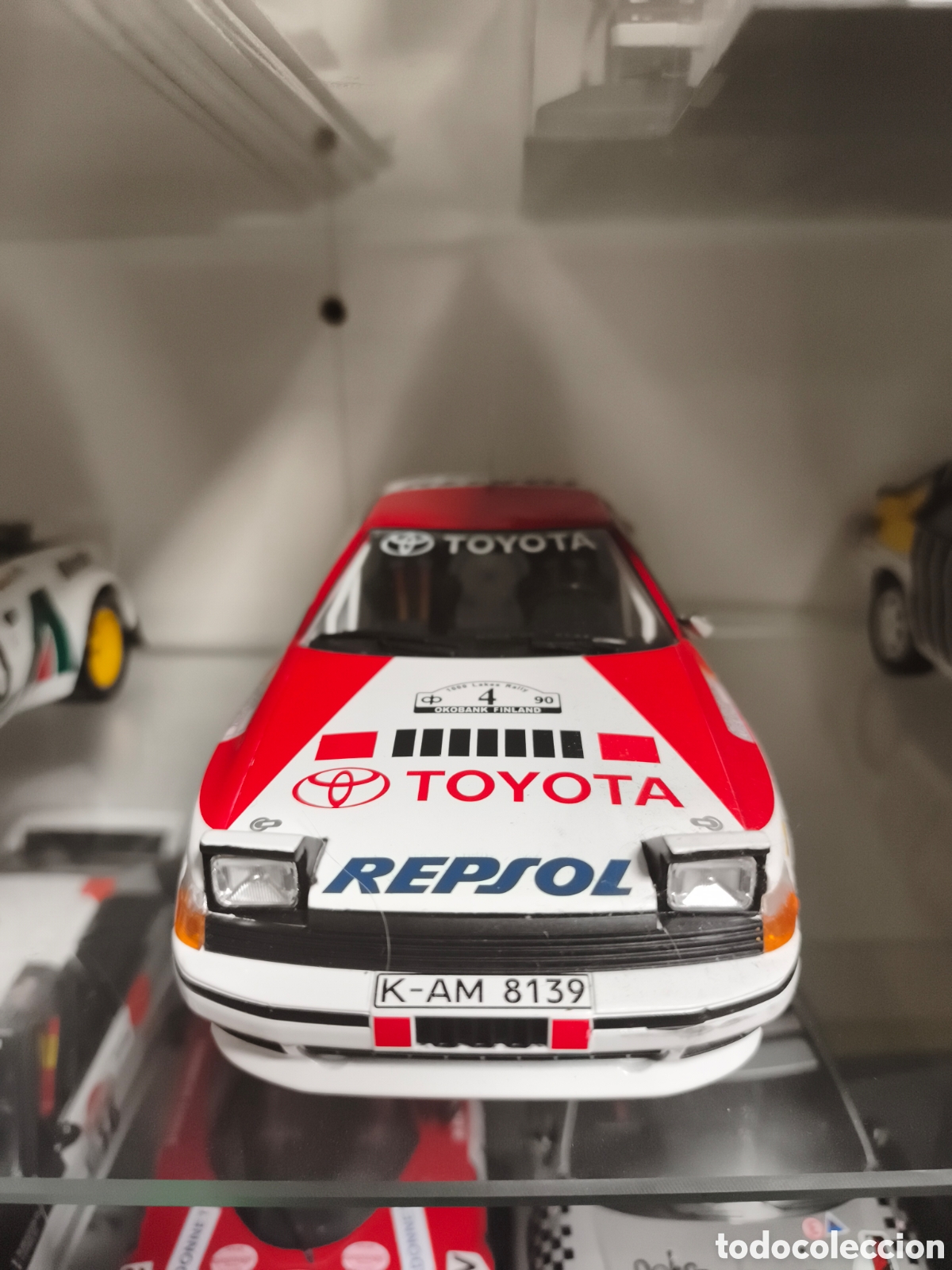 Coches a escala: Rally. Toyota Celica ST165. C.Sainz-Mil Lagos 1990. Escala 1/18. Leer bien descripci&oacute;n