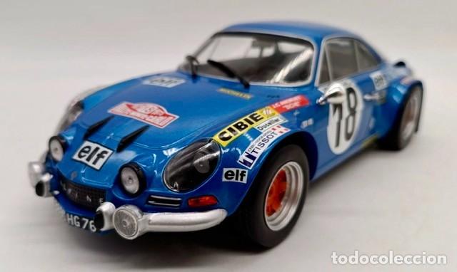Coches a escala: Alpine A110 1800 S N&ordm; 18 Rally Monte Carlo 1973 escala 1/18 de Altaya