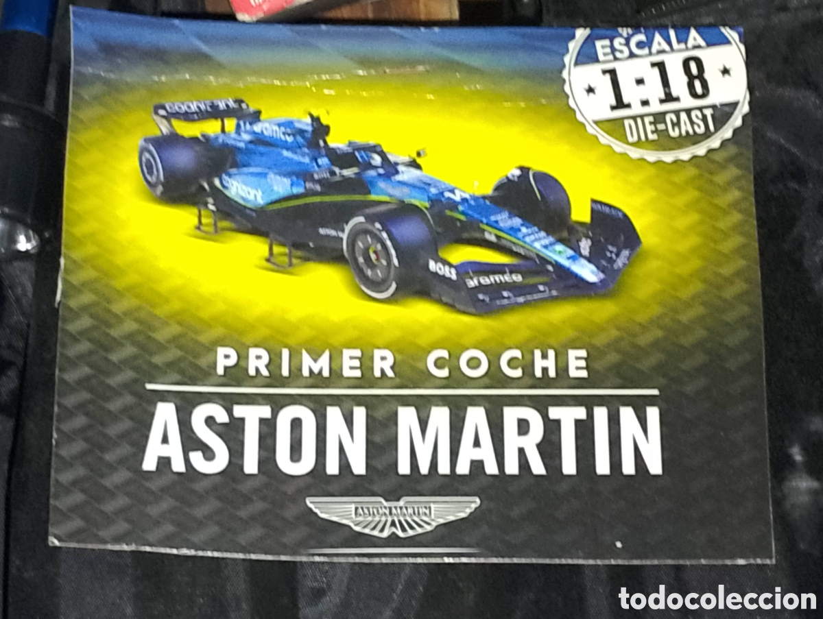 Coches a escala: SALVAT Construye tus coches de carrera 1:18 F&oacute;rmula F 1 Aston Martin AMR23 Fernando Alonso L. Stroll
