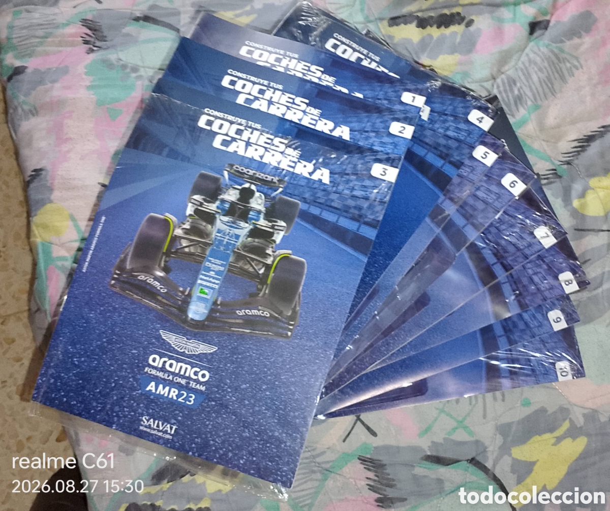 Model Cars: Construye tus coches de carrera 1:18 ASTON MARTIN AMR23 F&oacute;rmula F 1 ARAMCO Fernando Alonso L. Stroll