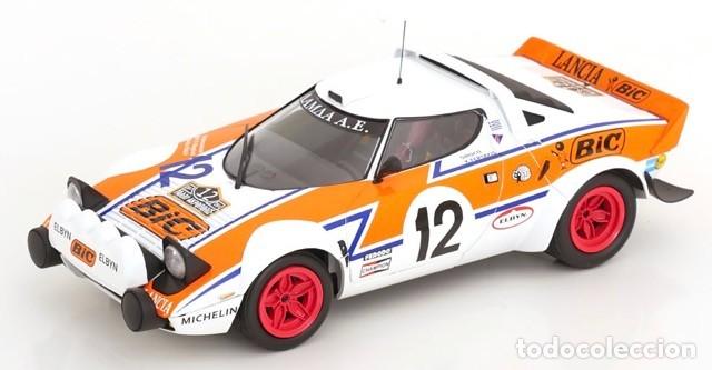 Coches a escala: Lancia Stratos HF N&ordm; 12 Rally Acr&oacute;polis 1979 escala 1/18 de Minichamps