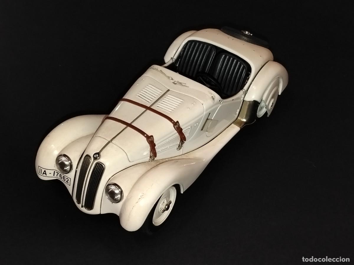 ANTIGUO COCHE METALICO BMW 328 ROADSTER BLANCO 1/18 AUTO ART