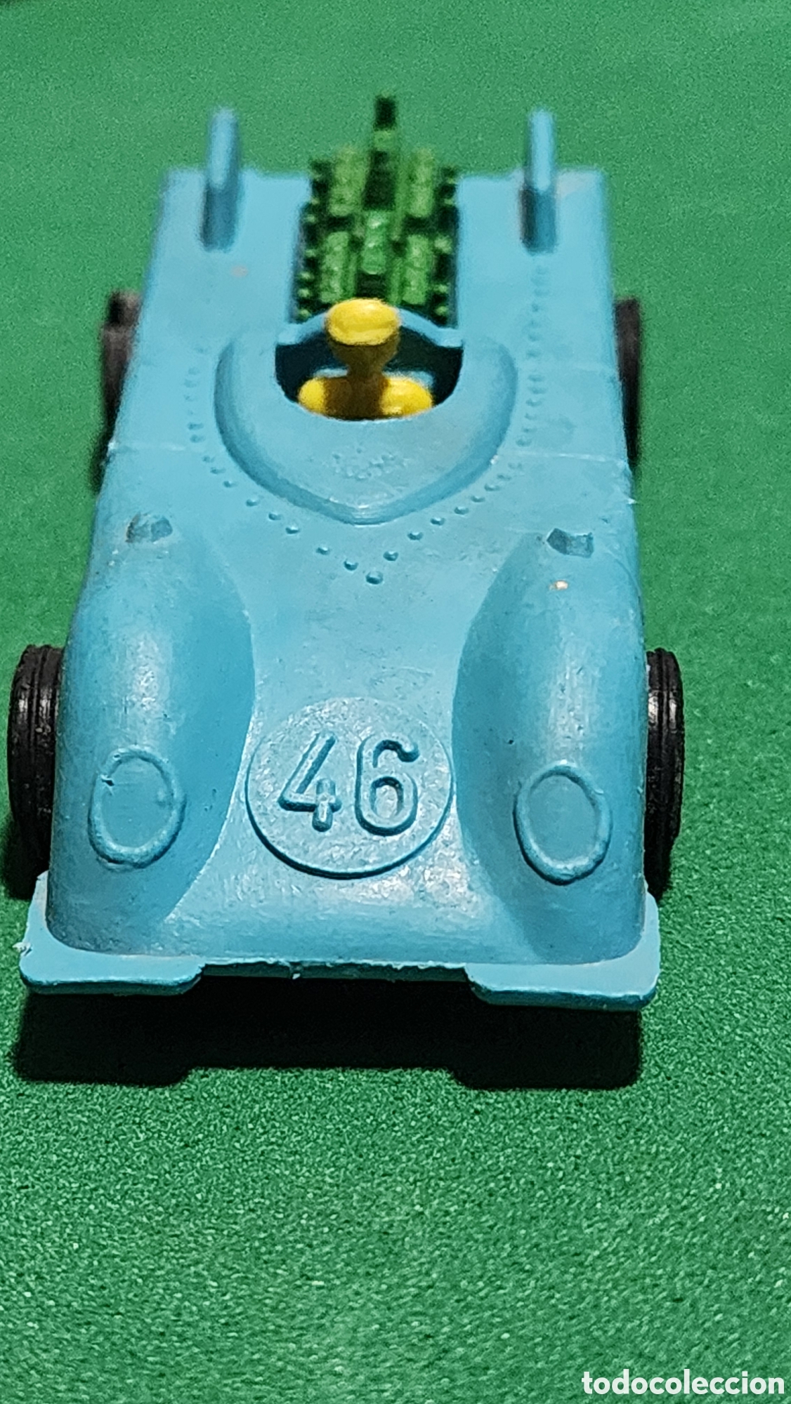 Model Cars: Coche de Carreras Le Mans N&ordm; 46 Vintage (A&ntilde;os 60/70) - Pl&aacute;stico - Con Piloto y Motor Original