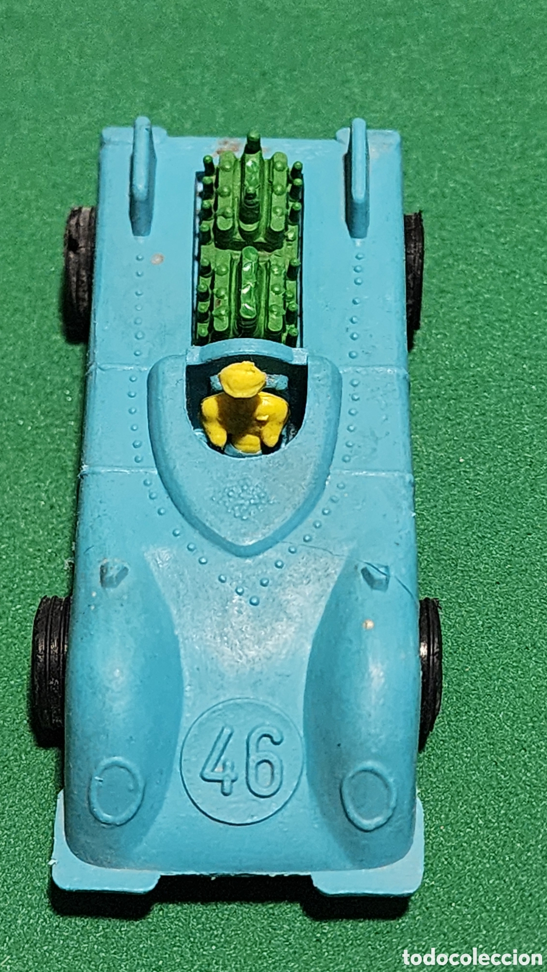 Coches a escala: Coche de Carreras Le Mans N&ordm; 46 Vintage (A&ntilde;os 60/70) - Pl&aacute;stico - Con Piloto y Motor Original
