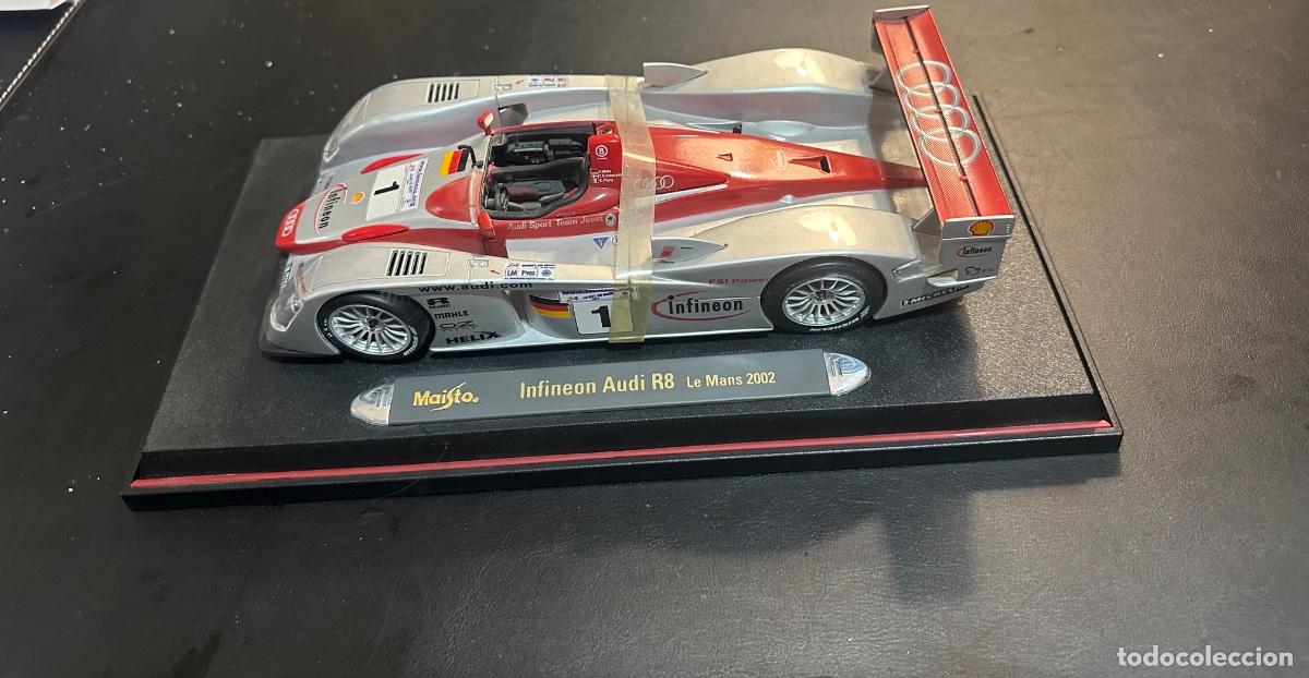 Coches a escala: INFINEON AUDI R8 LE MANS 2002 de MAISTO