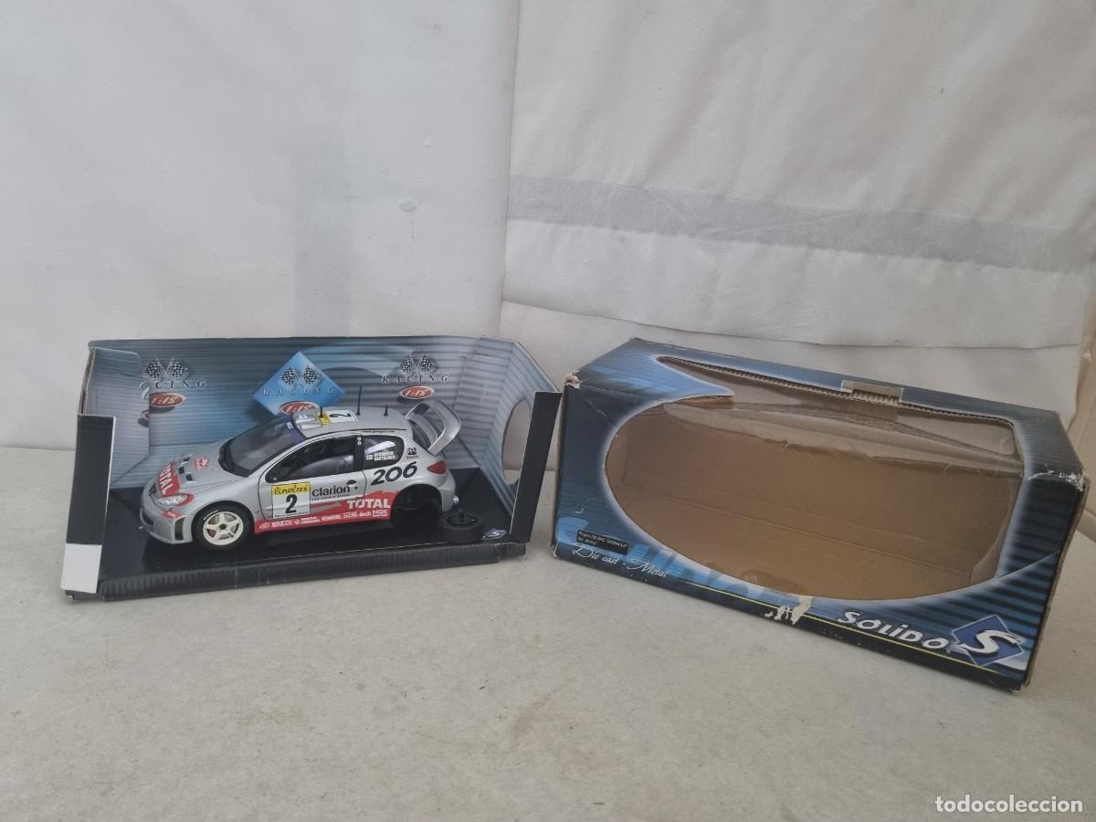 Coches a escala: Peugeot 206 WRC Gronholm REF 9016-07 escala 1:18 de solido