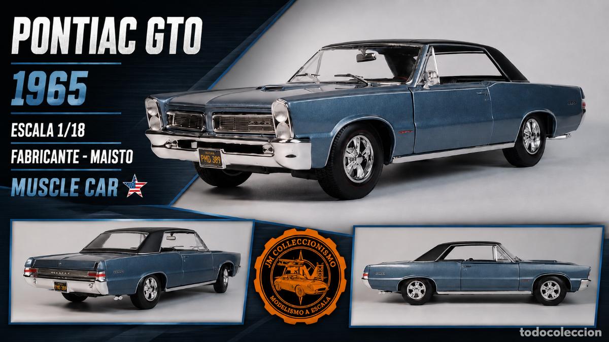 Coches a escala: Pontiac GTO 1965 1/18