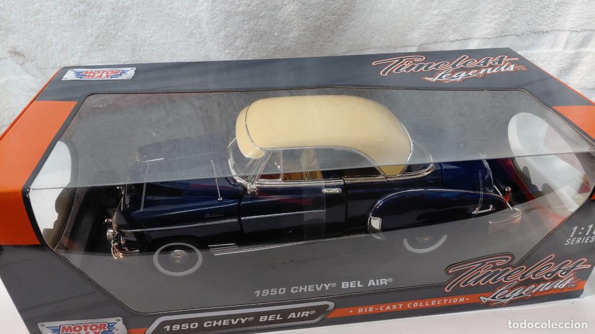 Coches a escala: Motor Max. 1950. Chevy. Bel Air 1/18