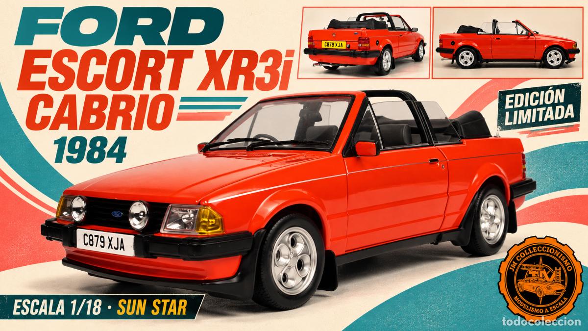 Carros em escala: Ford Escort XR3i Cabrio 1984