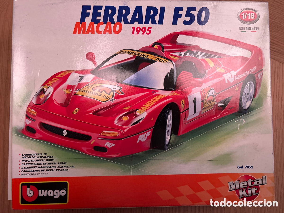 Coches a escala: Precioso Ferrari F50 Macao 1995.Escala 1/18