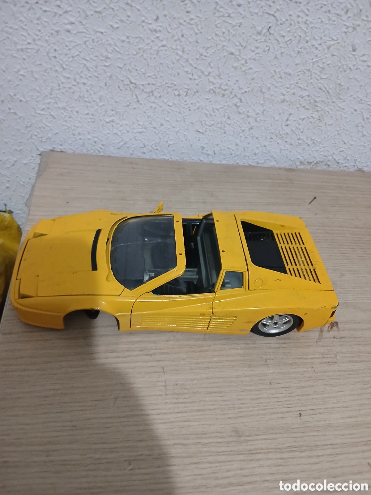 Coches a escala: COCHE FERRARI 1/18 MADE IN SPAIN 1991 TAL CUAL SE VE,,VER FOTOS