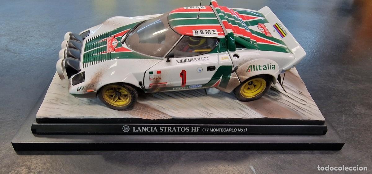 Coches a escala: Diorama Lancia Stratos de Kyosho escala 1/18