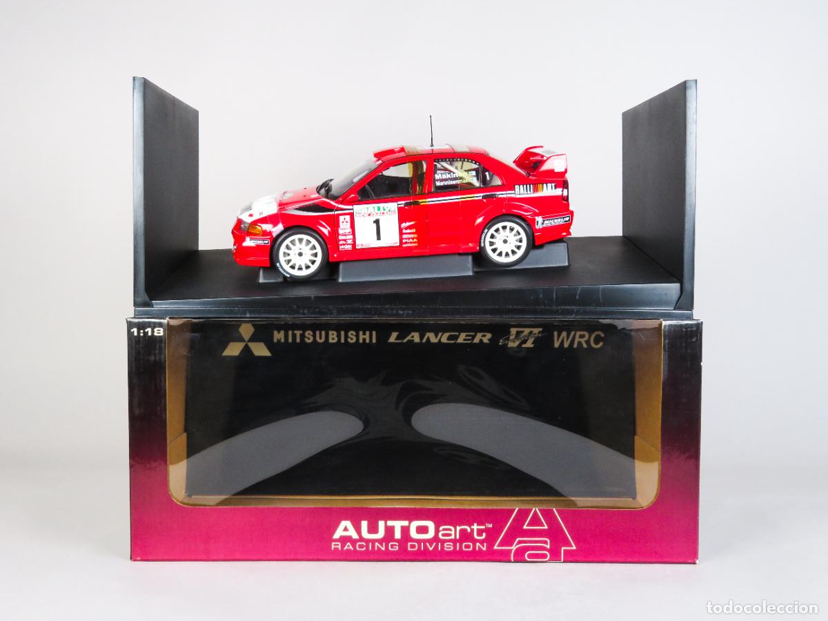 Coches a escala: Mitsubishi Lancer VI Exclution WCR Auto Art 1/18 nuevo con caja
