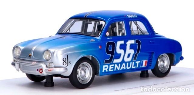 Coches a escala: Renault Dauphine Bonneville 2016 + Urna metacrilato escala 1/18 de Spark