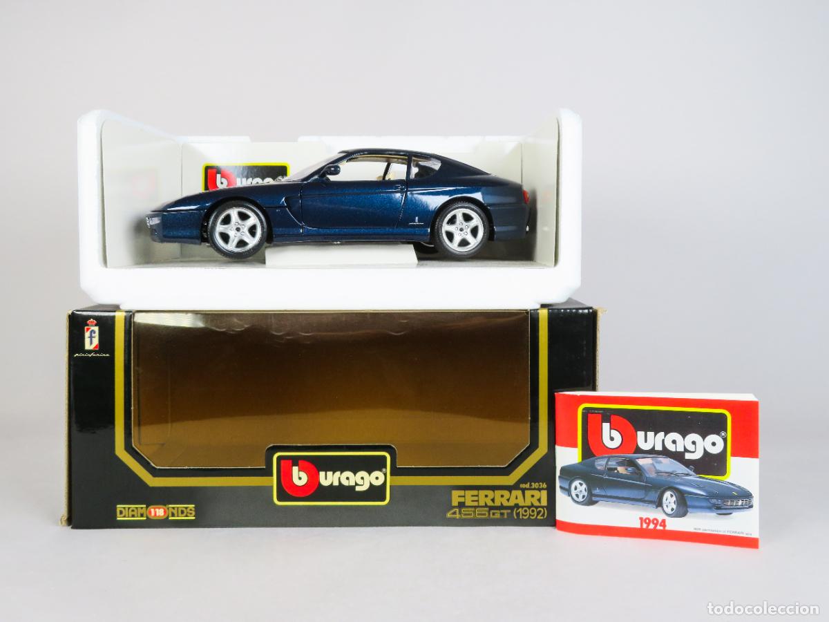 Coches a escala: Ferrari 456 GTO 1992 Burago 1/18 nuevo con caja