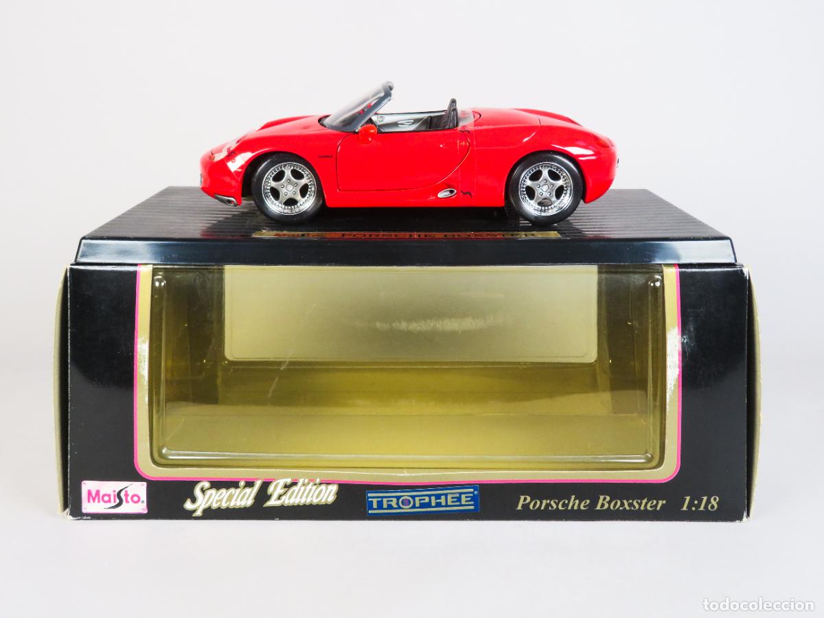 Coches a escala: Porsche Boxster Maisto color rojo 1/18 nuevo con caja