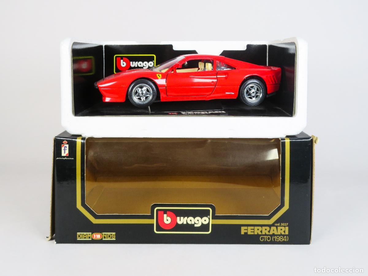 Coches a escala: Ferrari GTO 1984 Burago 1/18 nuevo con caja