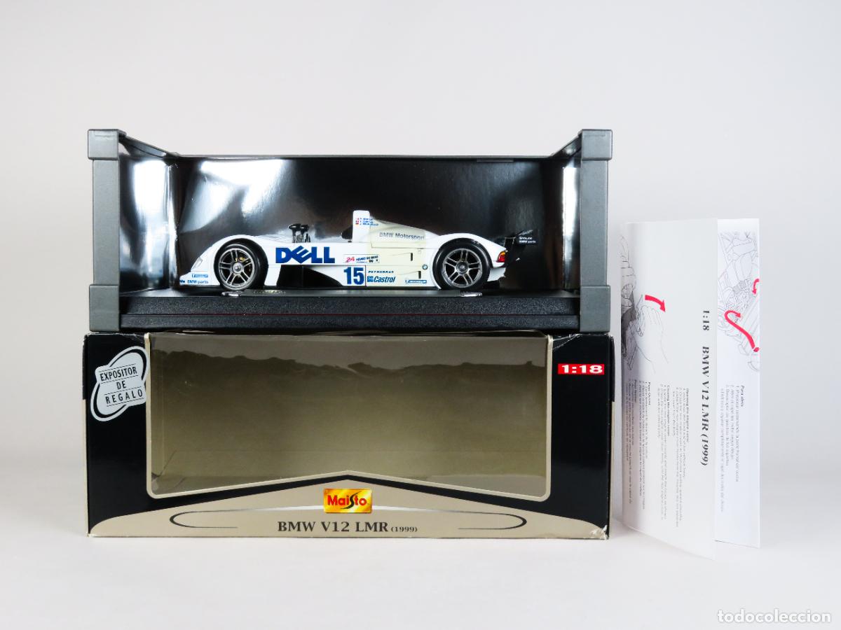 Coches a escala: BMW V12 LMR Le Mans 1999 Maisto 1/18 nuevo con caja