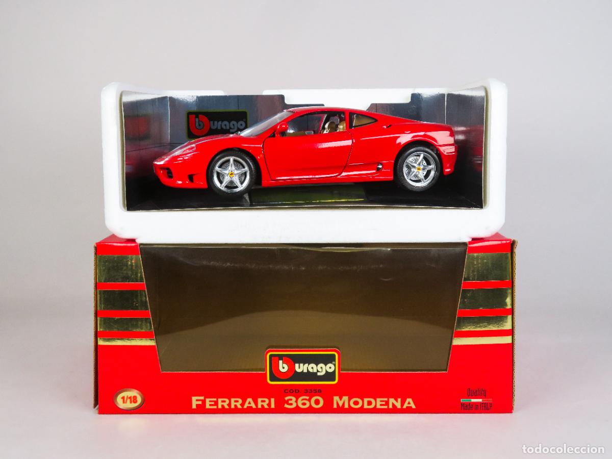Coches a escala: Ferrari 360 Modena Burago Gold Collection 1/18 nuevo con caja