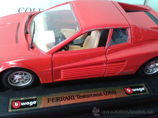 BBurago Ferrari Testarossa modelo 1:24 rojo 