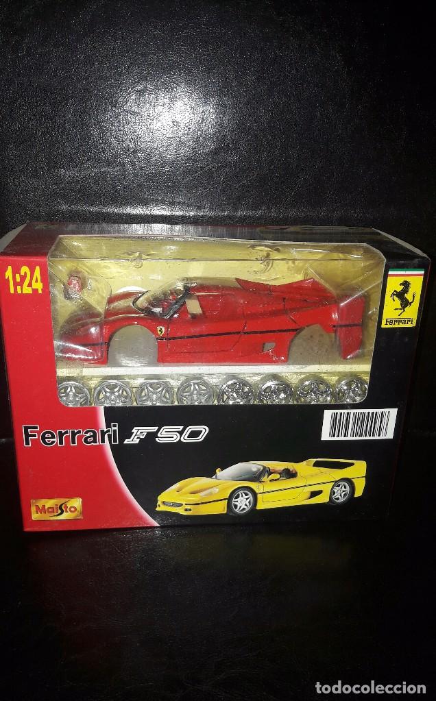 Voitures &agrave; l'&eacute;chelle: Coche antiguo Ferrary F50 Maisto para montar