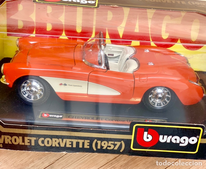 bburago chevrolet corvette 1957 model car