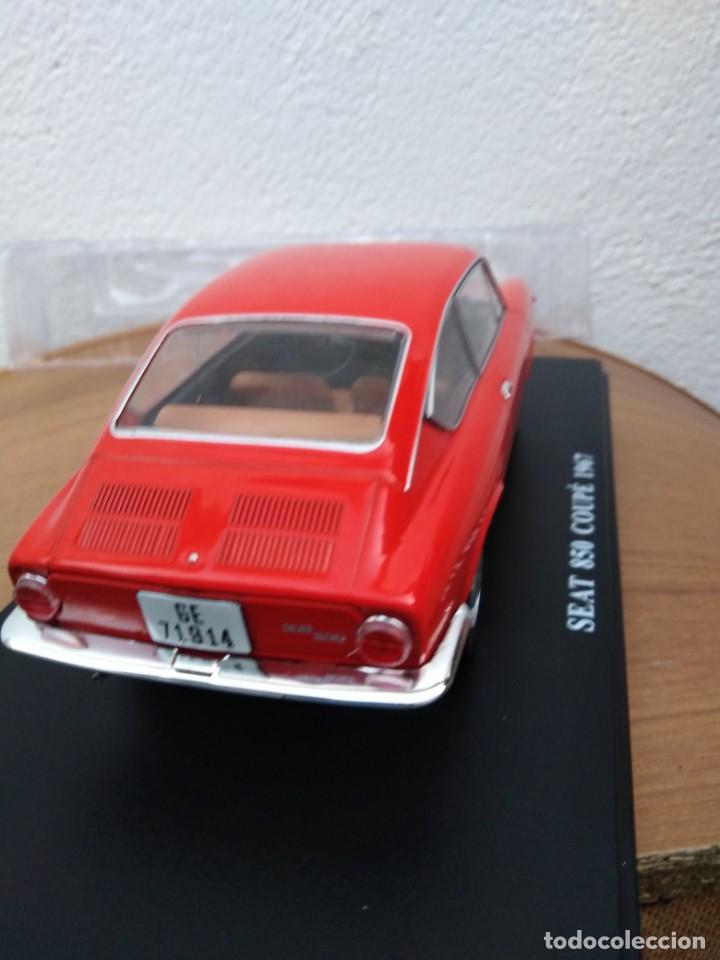 COCHE SEAT 850 COUPE ROJO ESCALA 1:24 1/24 CAR MODEL Coches