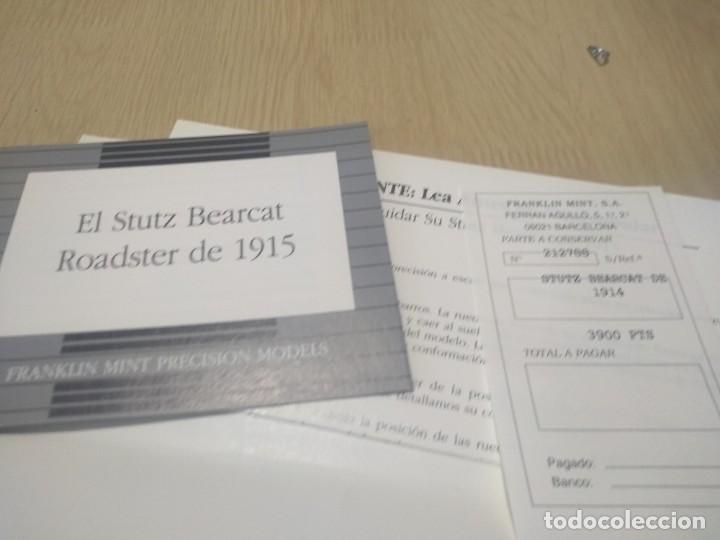 Coches a escala: Franklin Mint.Stutz Bearcat 1915 - Foto 6