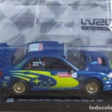 Coches a escala: COCHE RALLY SUBARU IMPREZA S9 WRC -PETTER SOLBERG / FIA WORLD RALLY GALES 2003 (1:24) IXO RALLYE N6
