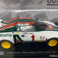 Coches a escala: COCHE RALLY LANCIA STRATOS - MUNARI 1977 (ESCALA 1:24) WRC FIA WORLD, COMPETICIÓN, IXO RALLYE N7. Lote 224041858
