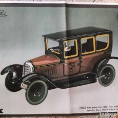 Auto in scala: JUGUETE AUTO SEDAN TAXI 1926, MARCA PAYÀ