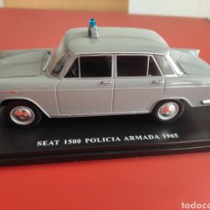 Coches a escala: SEAT 1500 POLICÍA ARMADA 1965, 1/24, SALVAT. HISTÓRICOS ESPAÑOLES.. Lote 310161008