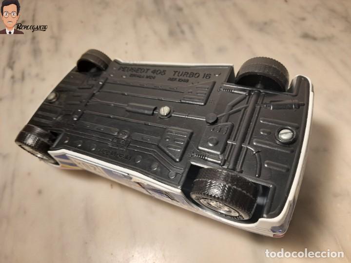 Modèle Réduit Burago Peugeot 405 Turbo 16 Au 1/24 - Bleu - Acier Embouti - Occasion - Collection Voiture