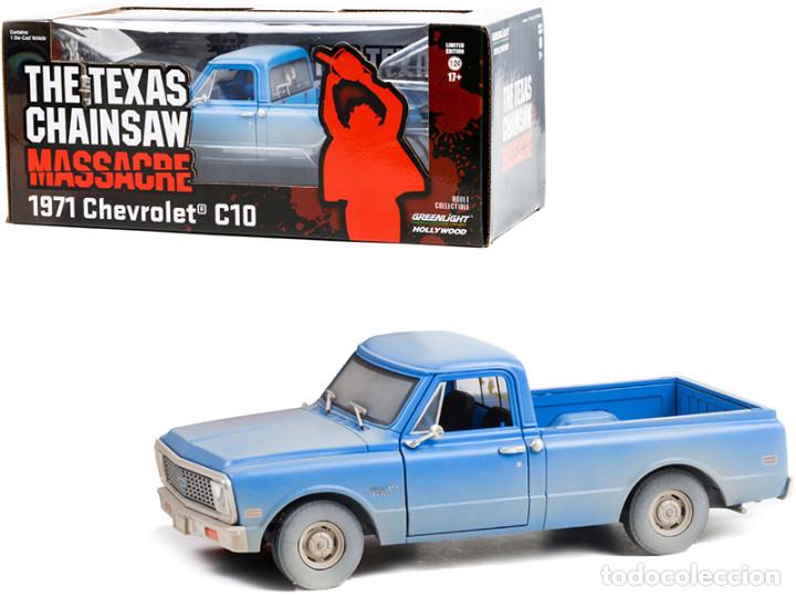 Coches a escala: R&eacute;plica coche 1971 Chevrolet C-10 1/24 - The Texas Chainsaw Massacre - Greenlight Collectibles