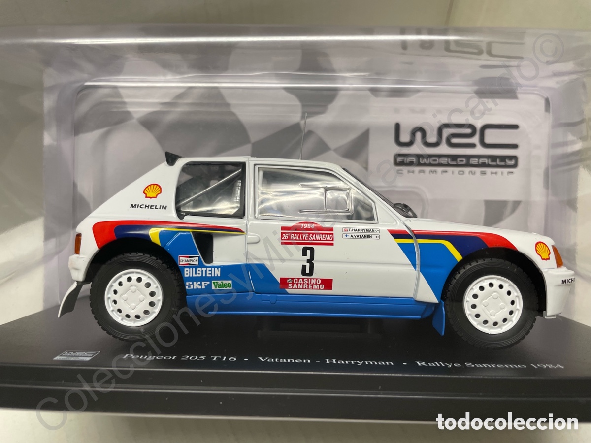 coleccion rally wrc 1/24. peugeot 205 t16 - Compra venta en todocoleccion