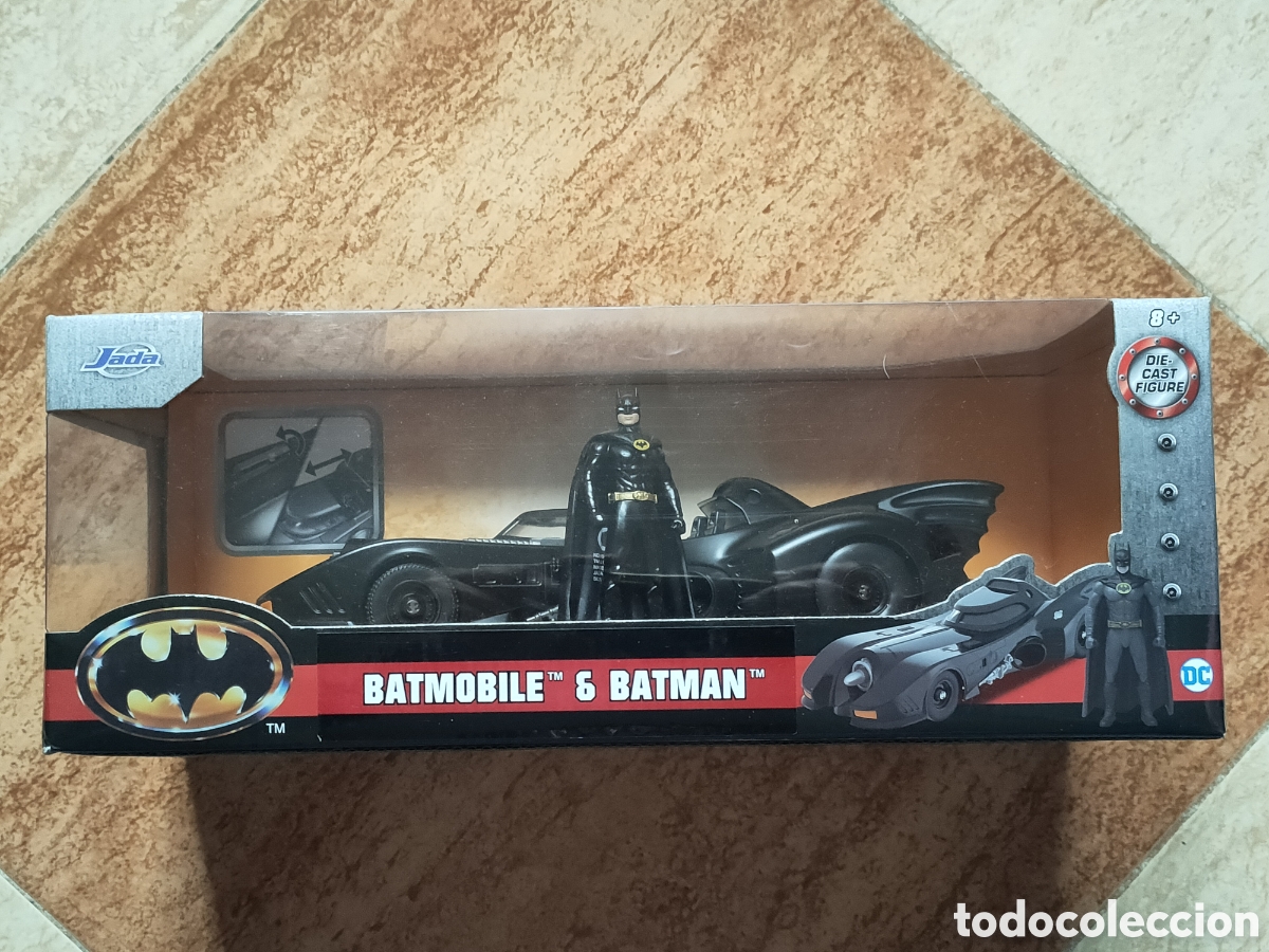 1:32 / 1:43 Batimovil 1989 1992 Con Figura De Batman Jada Toys Metals
