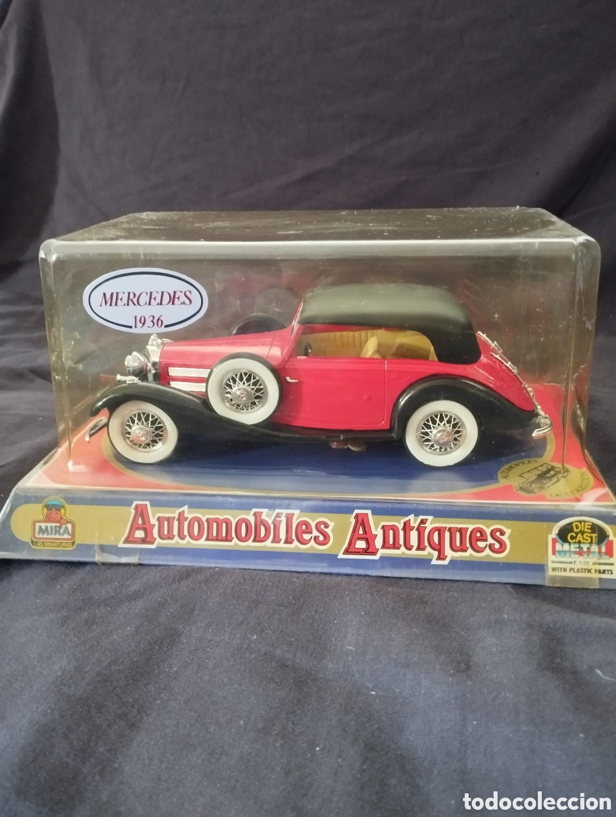 Coches a escala: Mercedes Rojo E/1:25 - Foto 1